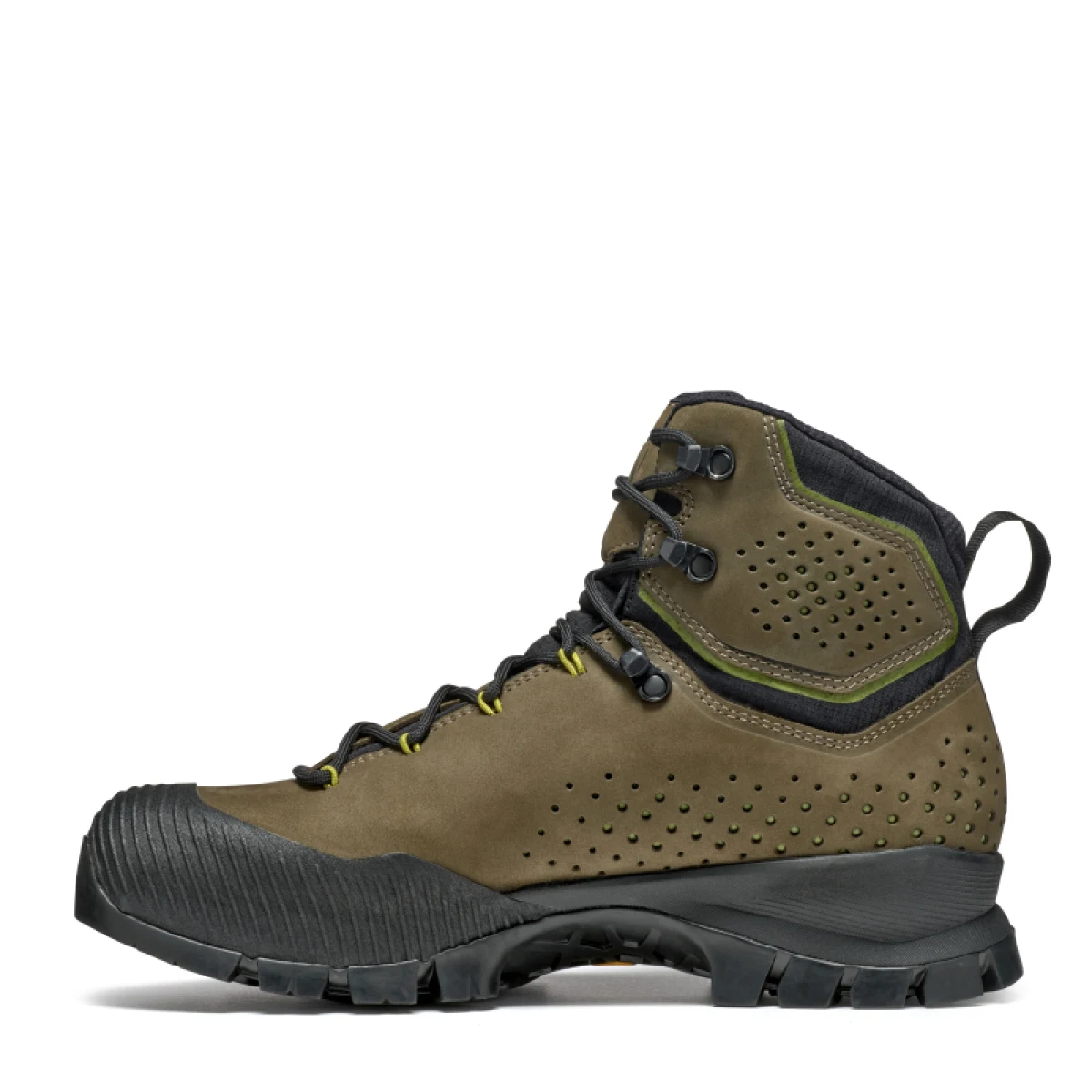 Pánska vysoká turistická celokožená obuv TECNICA Forge 2.0 GTX Ms, turned grey green · záber 3