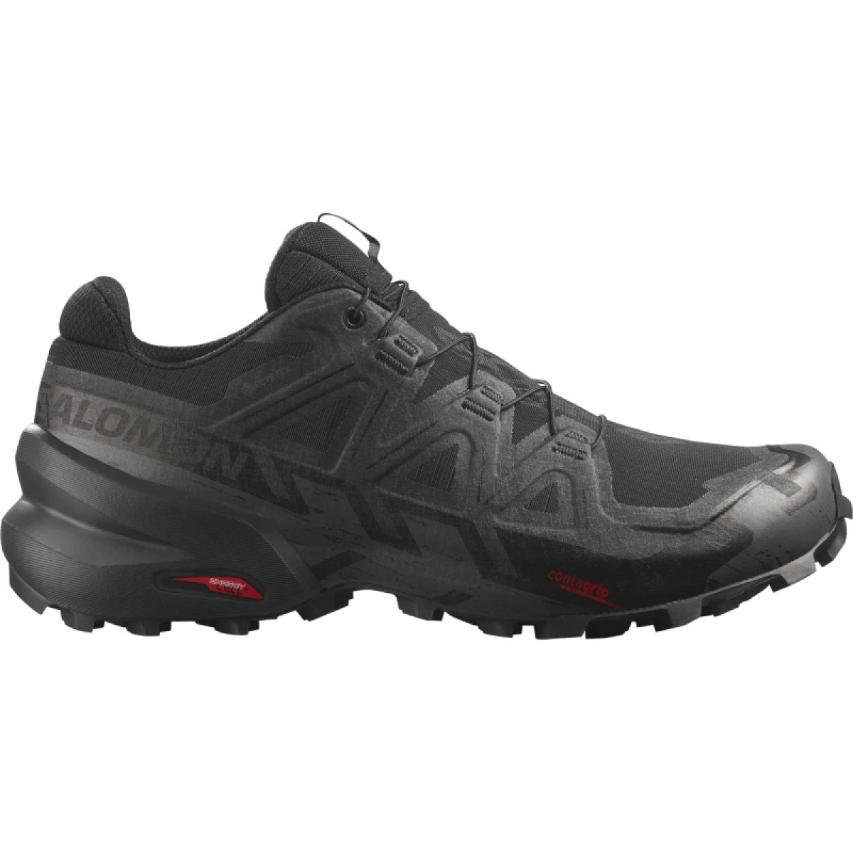Pánska bežecká trailová obuv SALOMON Speedcross 6 GTX M black black phantom · záber 2