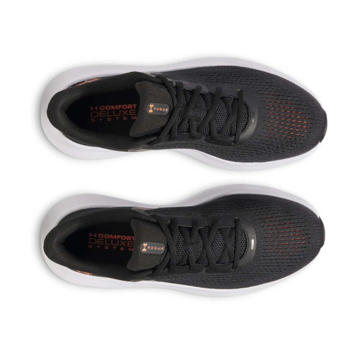 Pánska bežecká obuv UNDER ARMOUR UA Charged Rogue 5 M black black blaze orange · záber 4