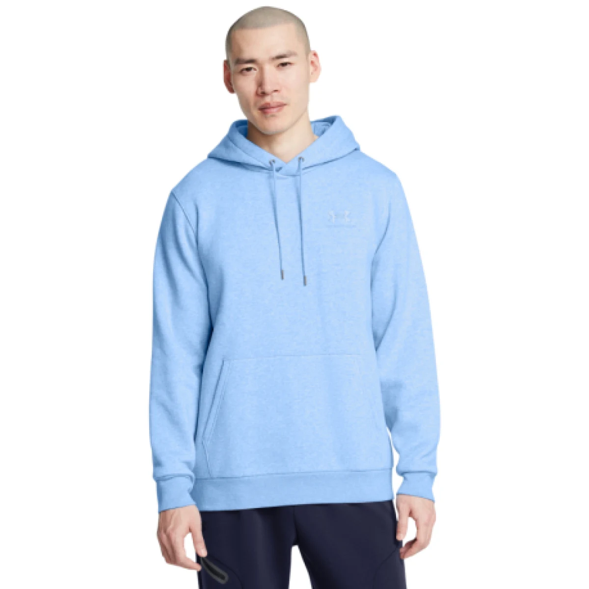Pánska zateplená mikina s kapucňou UNDER ARMOUR UA Essential Fleece Hoodie-BLU I · záber 1