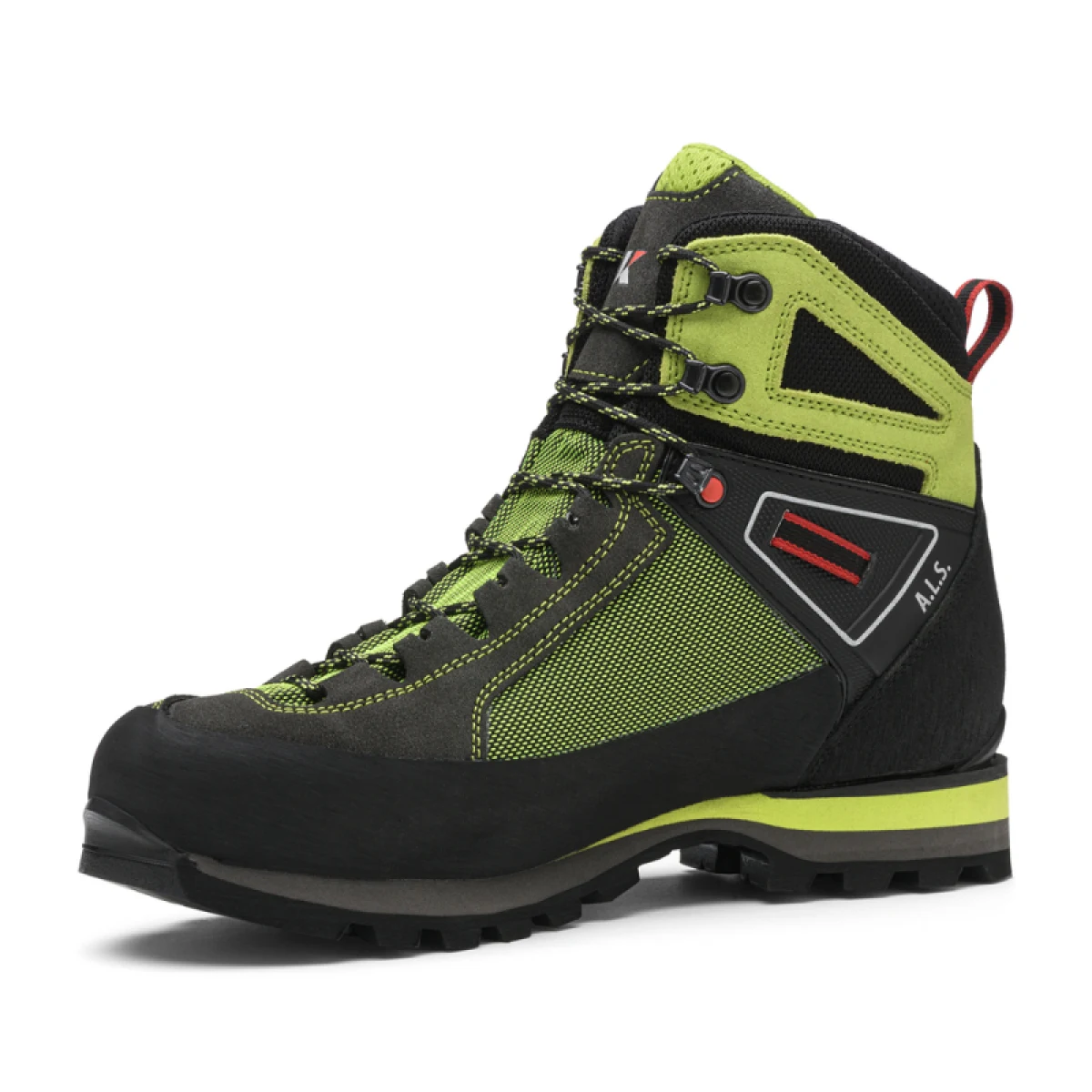 Pánska vysoká turistická obuv KAYLAND Cross Mountain Gtx, Black Lime · záber 3