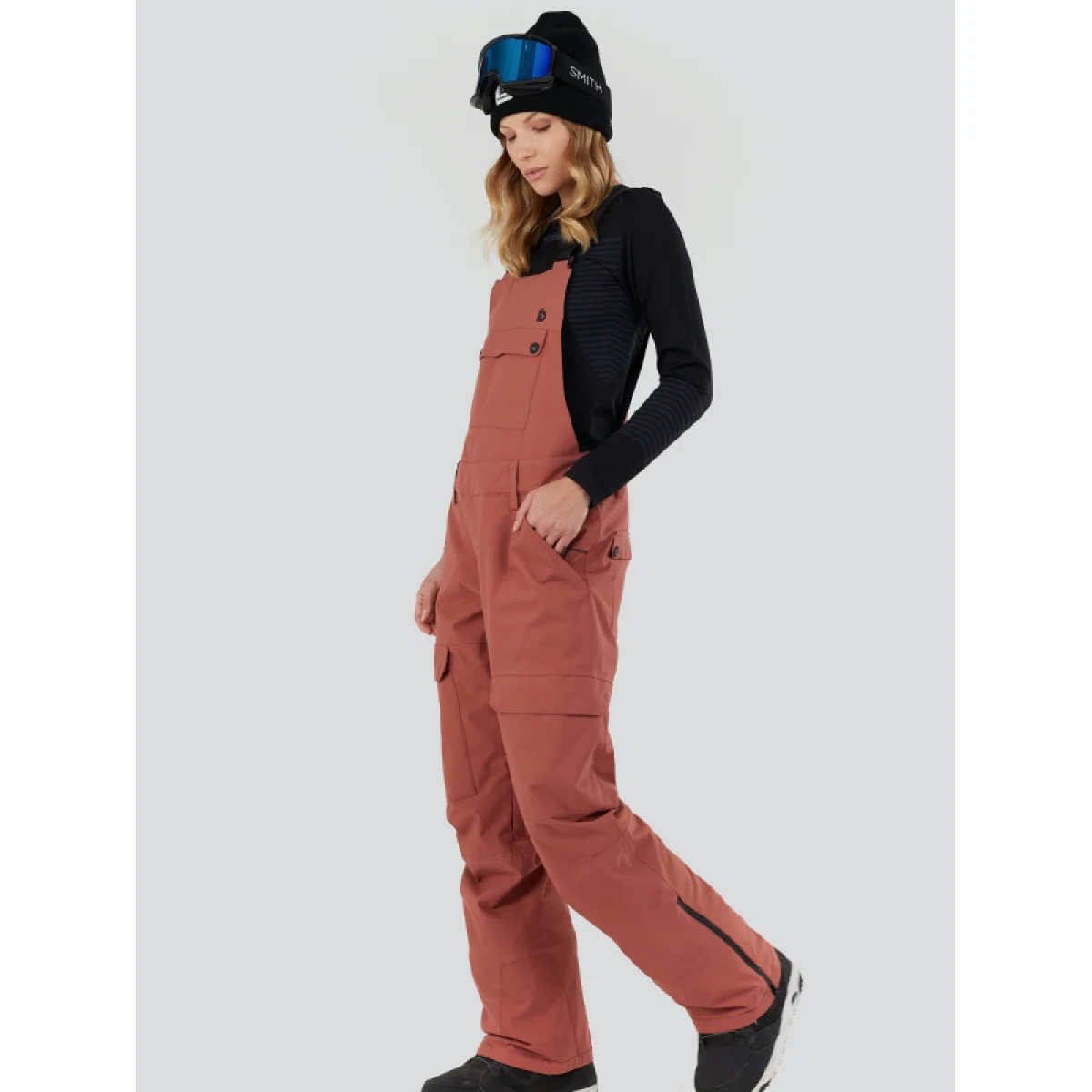 Dámske lyžiarske nohavice FUNDANGO Sakura ECO Bib Pants-361-orchid · záber 2