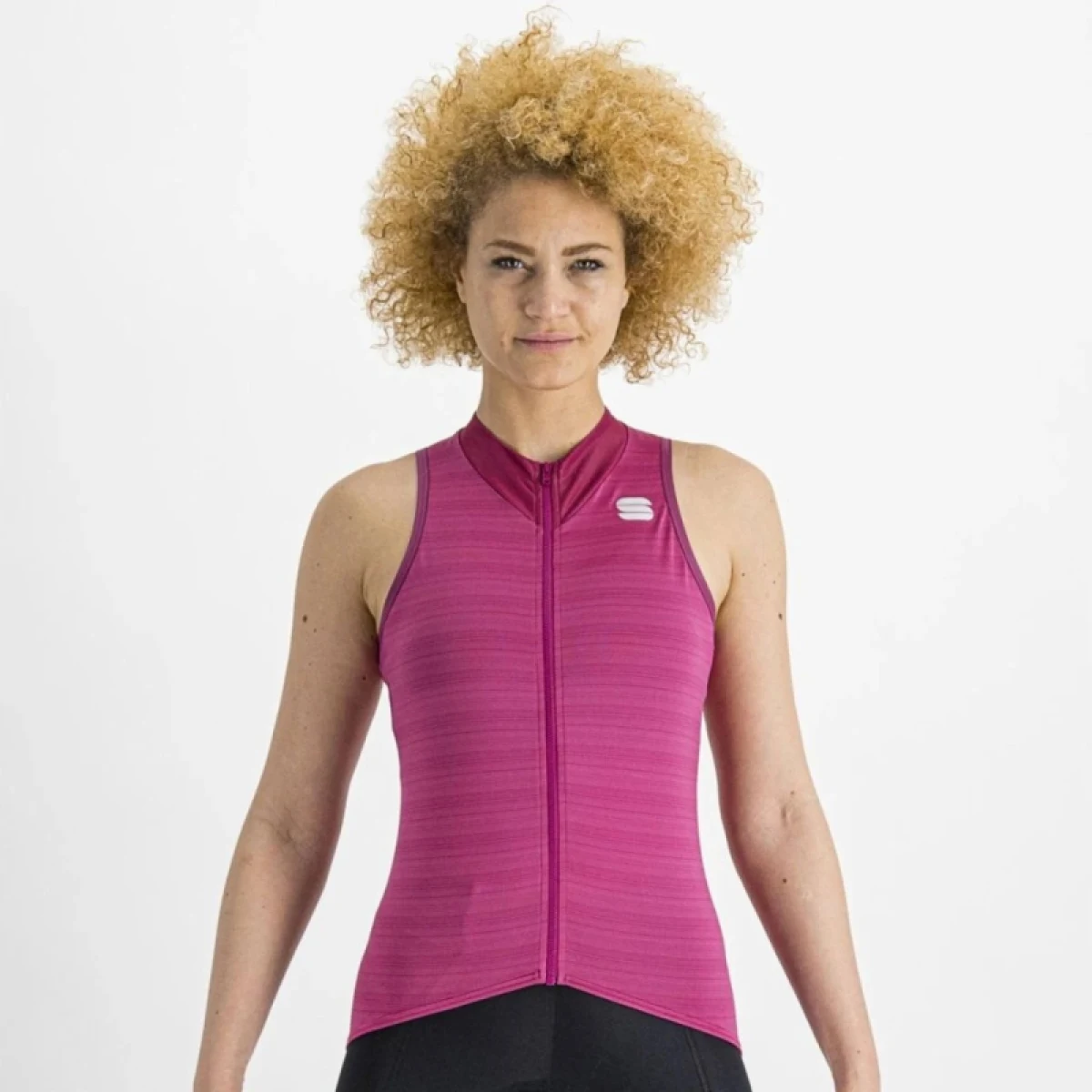 Dámsky cyklistický dres bez rukávov SPORTFUL Kelly w sleeveless jersey, cyclamen · záber 2