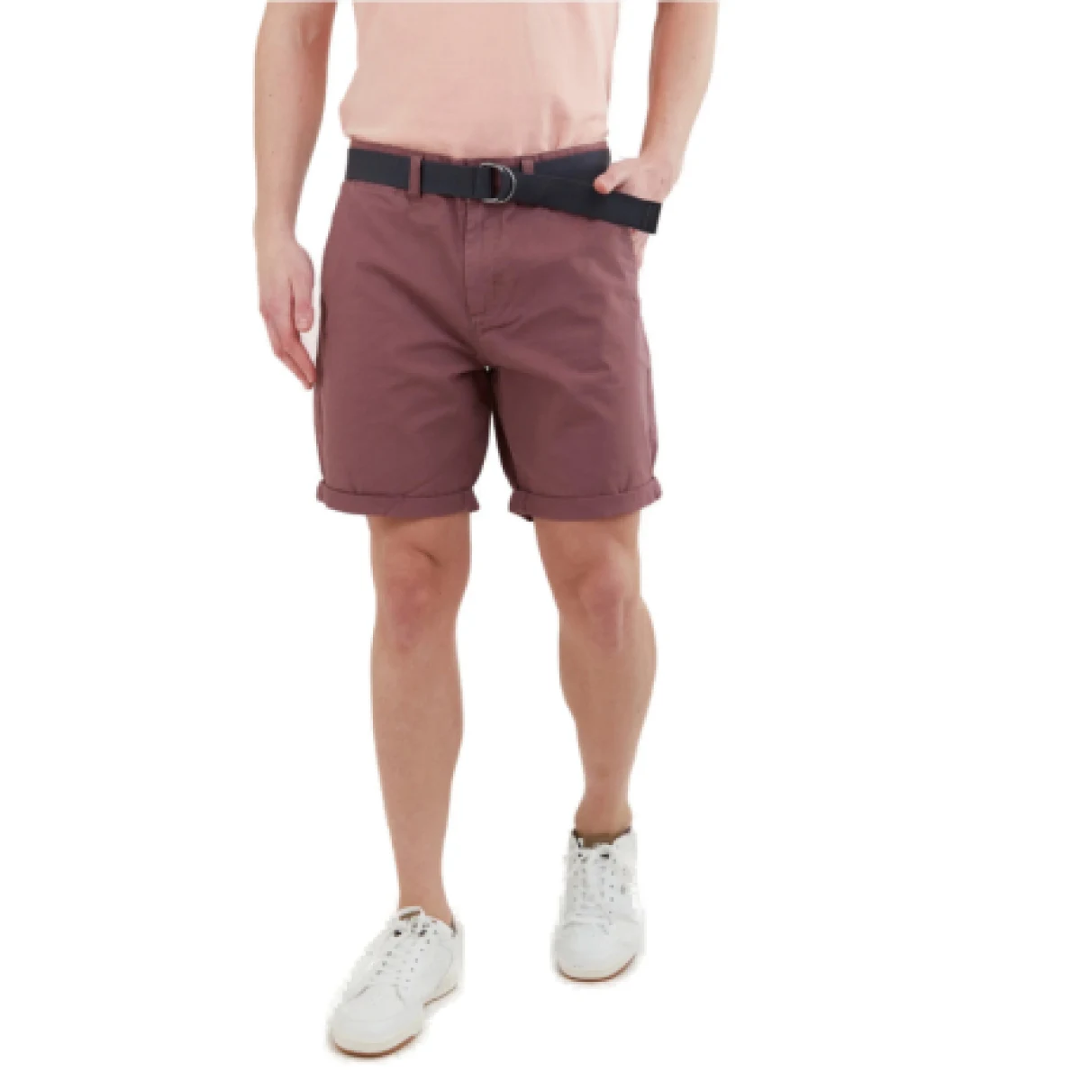 Pánske kraťasy FUNDANGO North Shore Chino Shorts-385-mauve · záber 1
