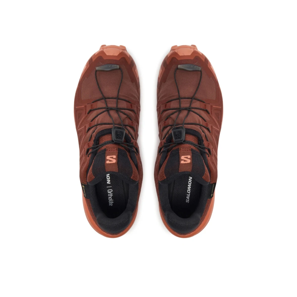 Dámska bežecká trailová obuv SALOMON Speedcross 6 GTX W rum raisin barn red canyon clay · záber 3