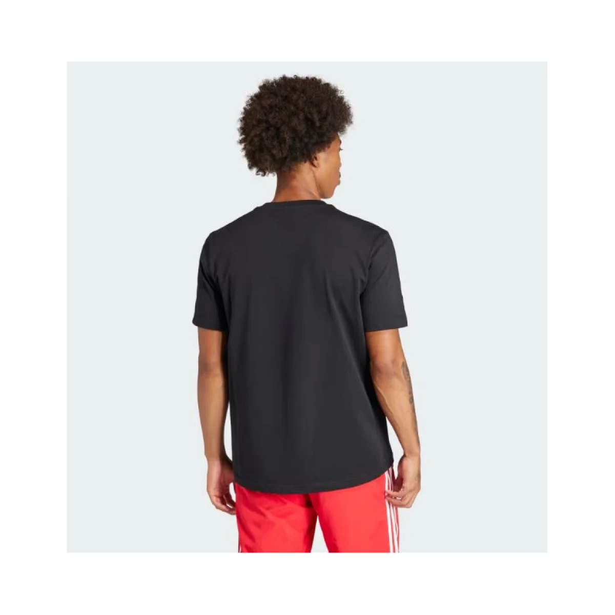 Pánske tričko s krátkym rukávom ADIDAS Trefoil t-shirt-Black · záber 3