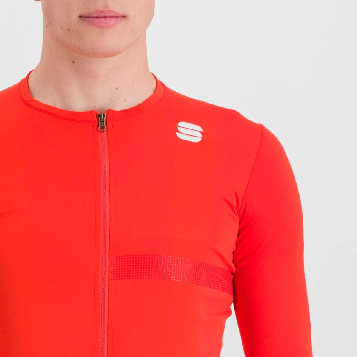 Pánsky cyklistický dres s dlhým rukávom SPORTFUL Matchy long sleeve jersey, chili red · záber 5