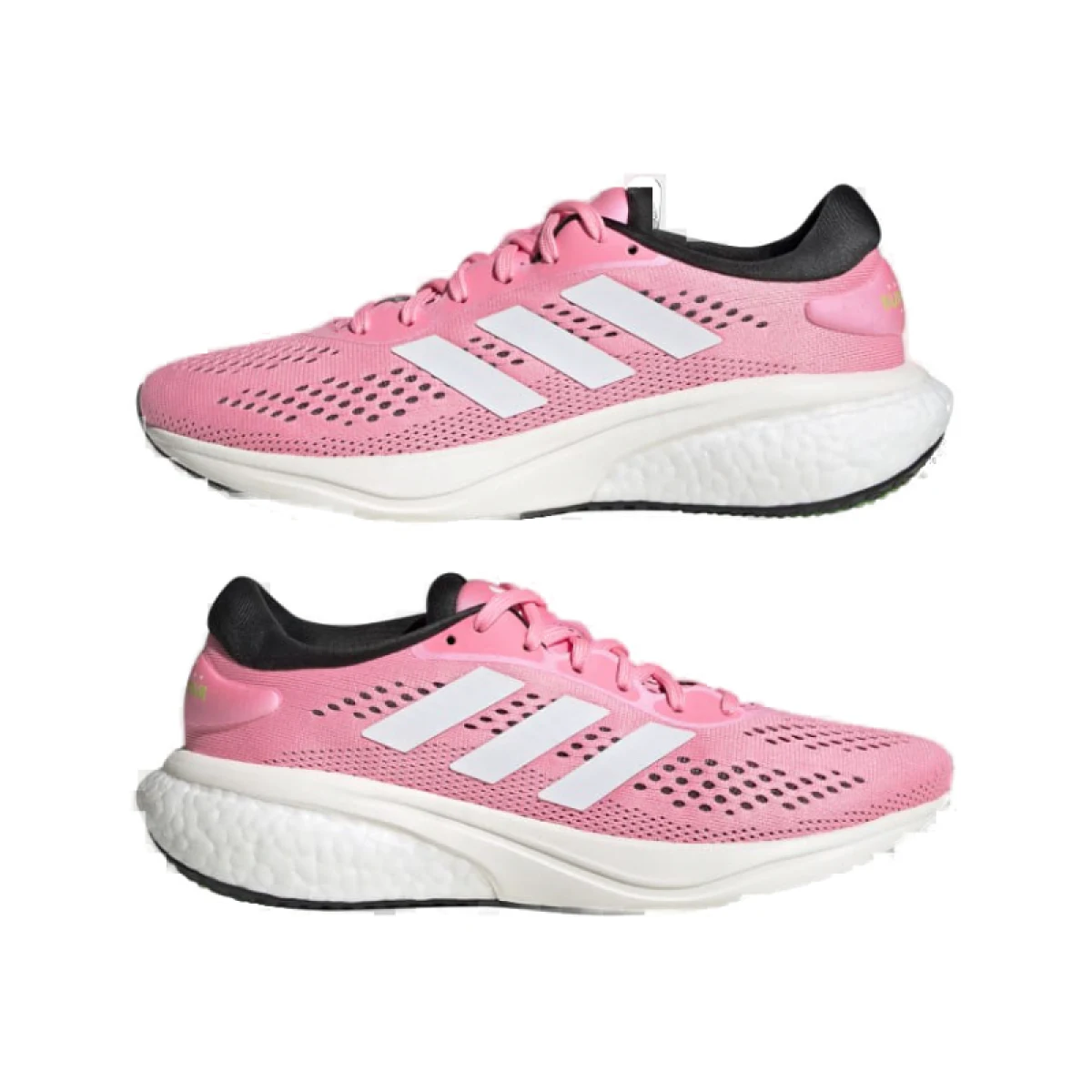 Dámska bežecká obuv ADIDAS Supernova 2.0 beam pink cloud white solar green · záber 4