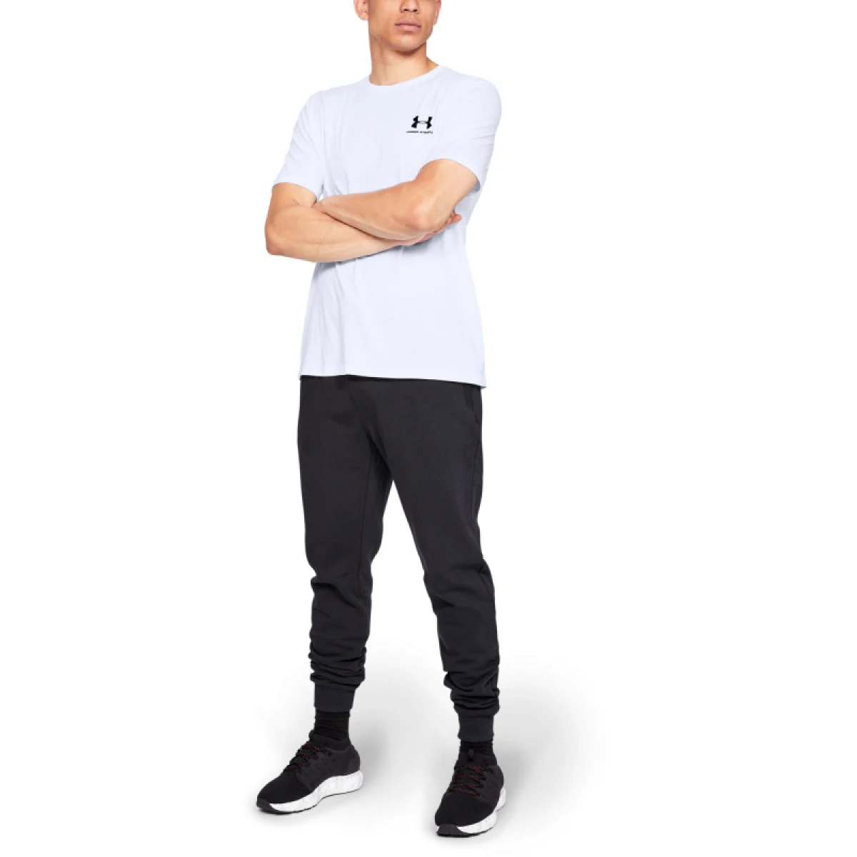 Pánske tričko s krátkym rukávom UNDER ARMOUR UA M SPORTSTYLE LC SS-WHT · záber 3