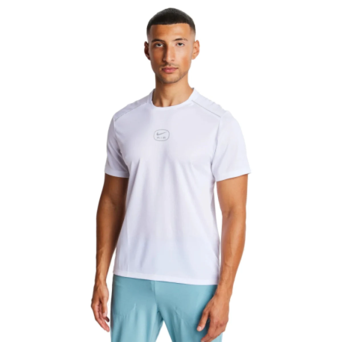 Pánske tréningové tričko s krátkym rukávom NIKE M NSW SW AIR RUN TEE-100 WHITE · záber 1