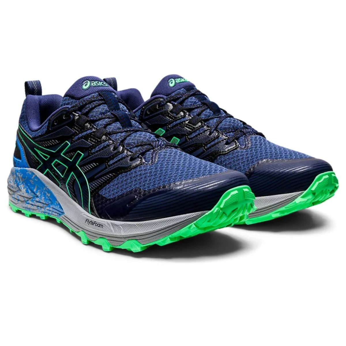 Pánska bežecká trailová obuv ASICS Gel Trabuco Terra deep ocean new leaf · záber 3