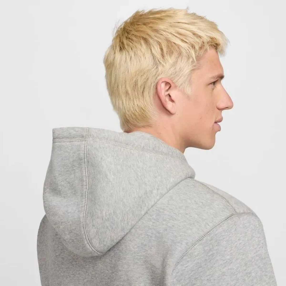 Pánska mikina s kapucňou NIKE M NK CLUB BB HDY FUTURA BLOCK-063 DK GREY HEATHER SMOKE GRY · záber 5
