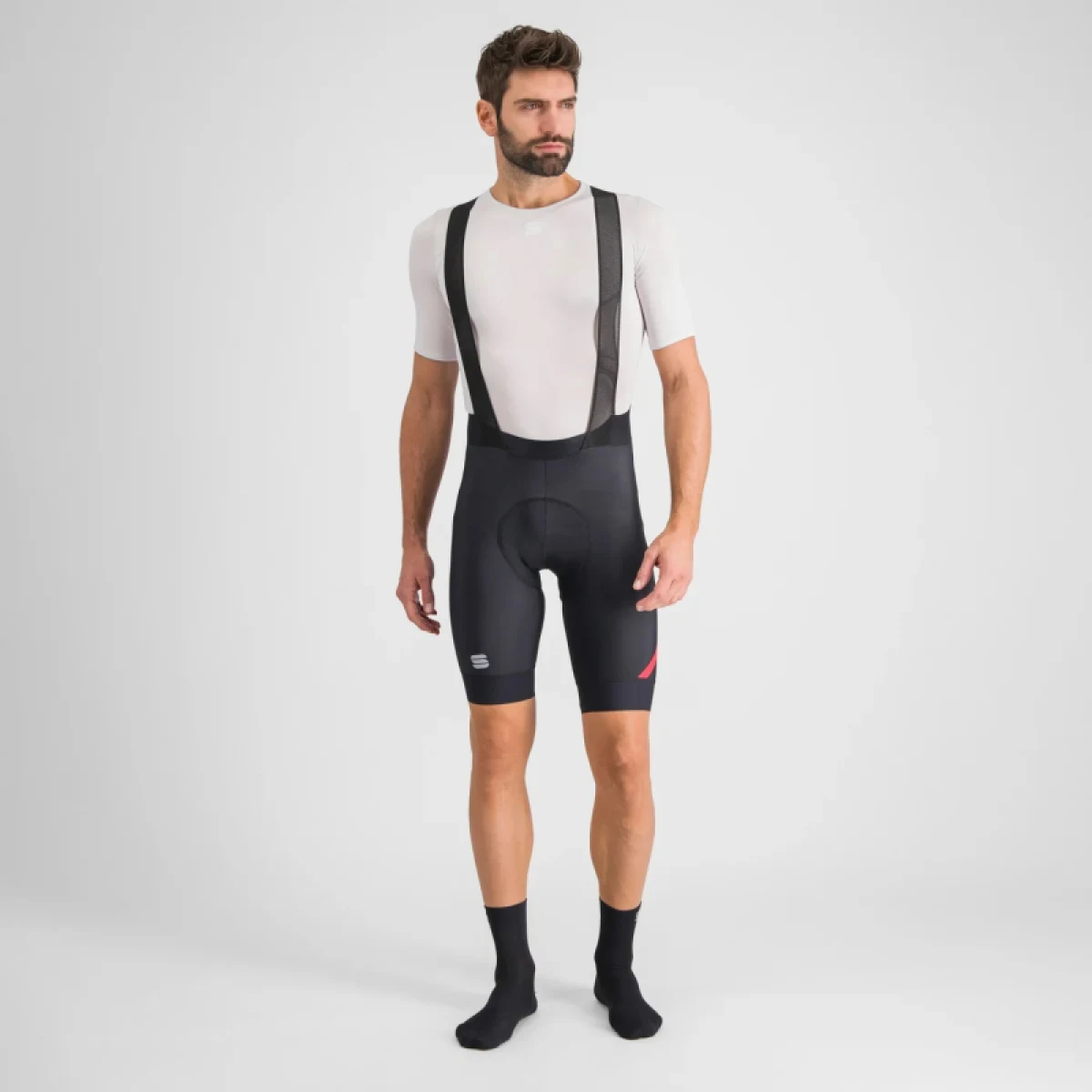 Pánske cyklistické nohavice SPORTFUL Fiandre norain pro bibshort, black · záber 3