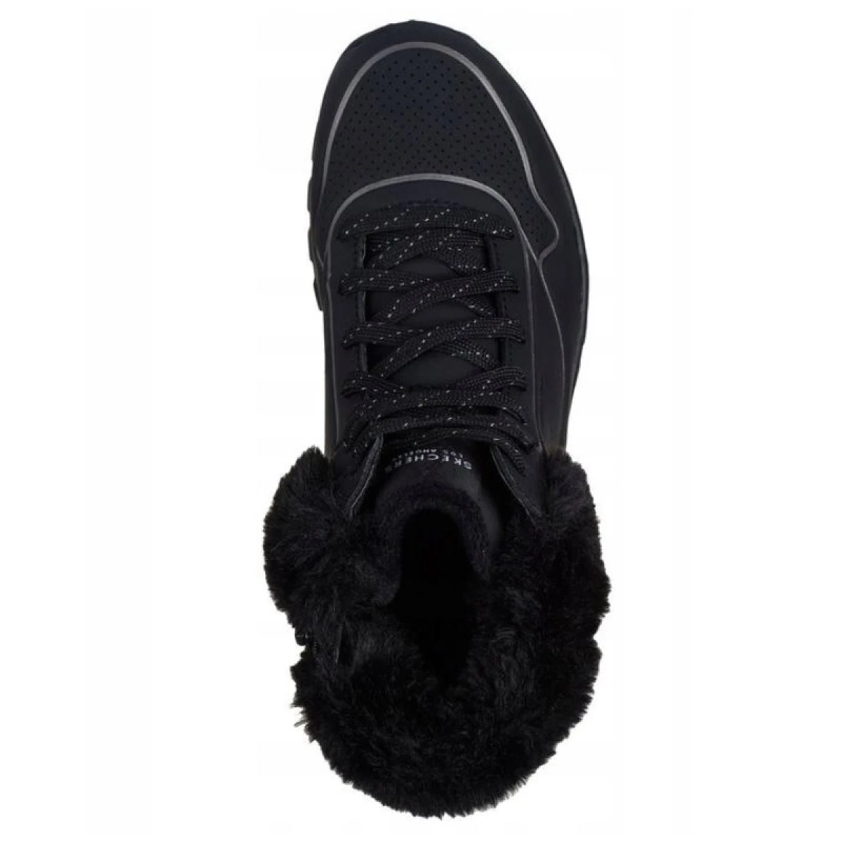 Dámske členkové zimné topánky SKECHERS Uno Rugged Zip Up black black · záber 3