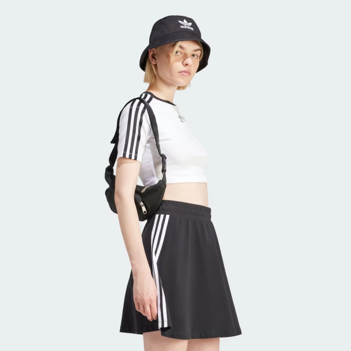 Dámske tričko s krátkym rukávom ADIDAS ORIGINALS 3 S BABY TEE-WHITE · záber 3