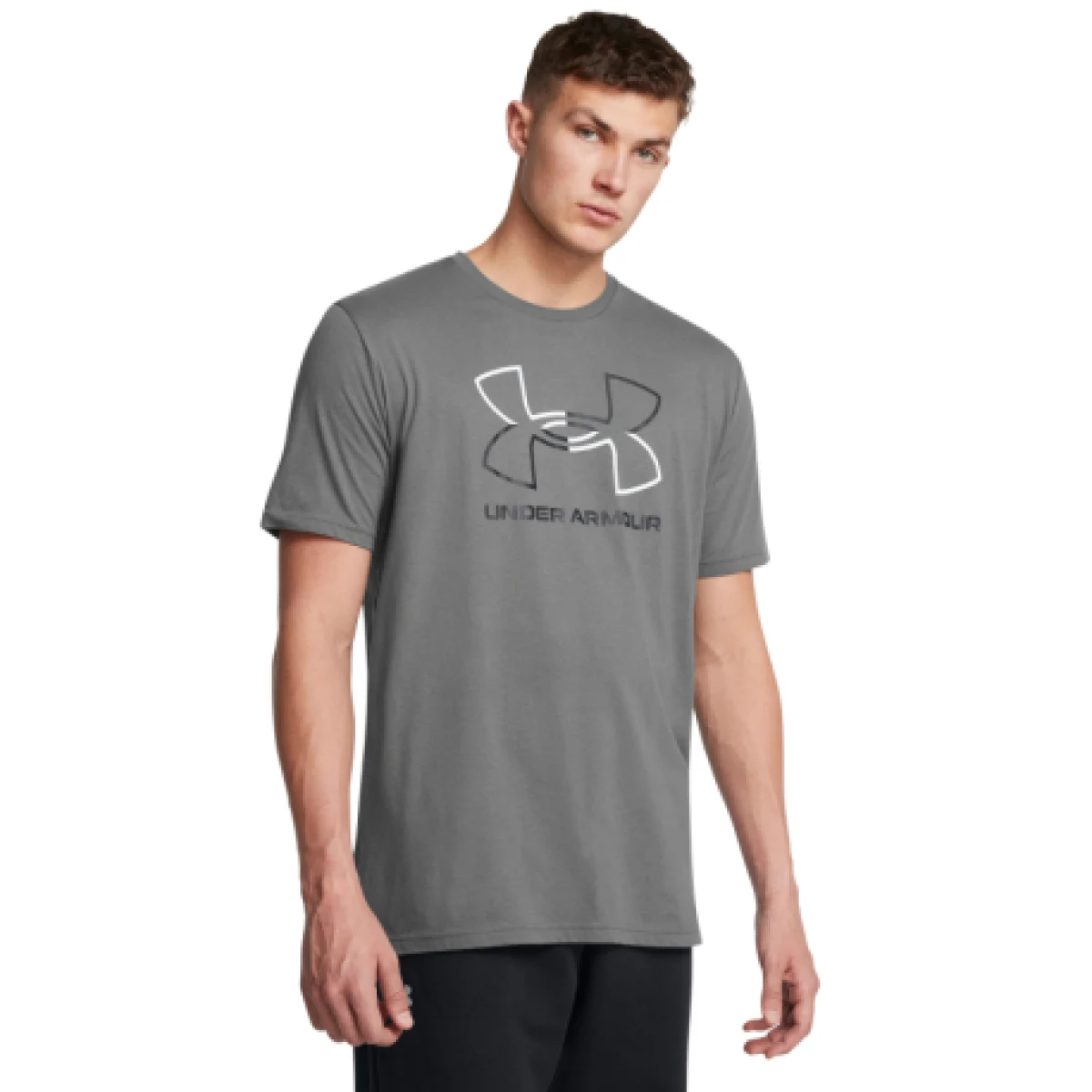 Pánske tričko s krátkym rukávom UNDER ARMOUR UA GL FOUNDATION UPDATE SS-GRY · záber 1
