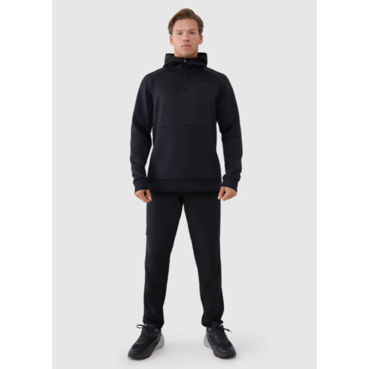 Pánska mikina s kapucňou 4F SWEATSHIRT FNK M457-20S-DEEP BLACK · záber 5
