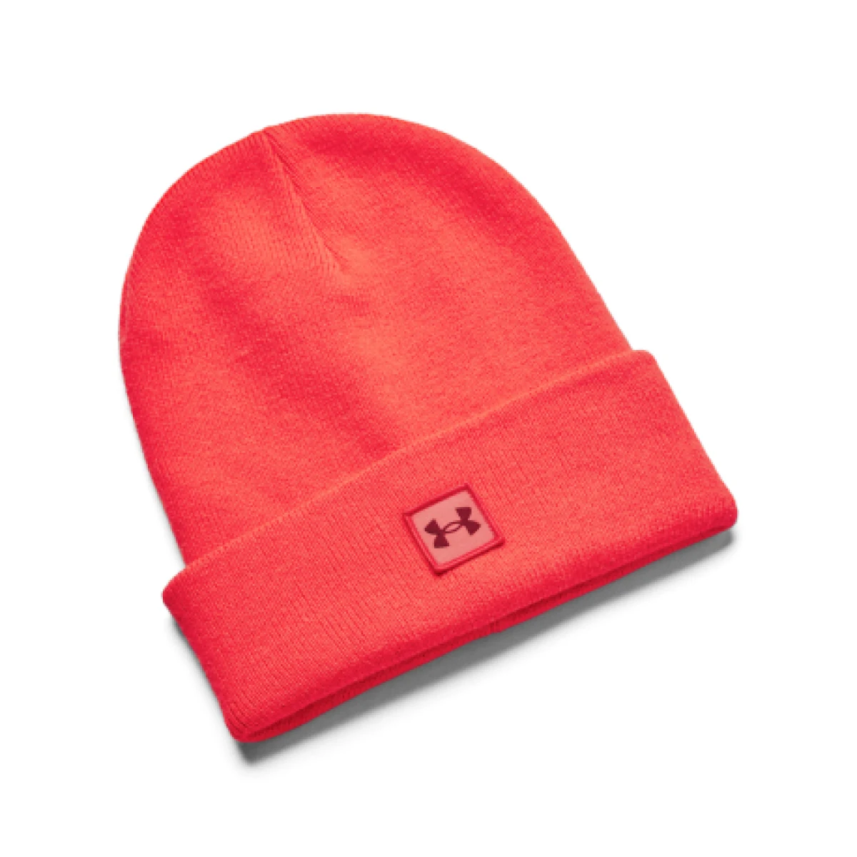 Pánska zimná čiapka UNDER ARMOUR UA Halftime Cuff-RED · záber 1