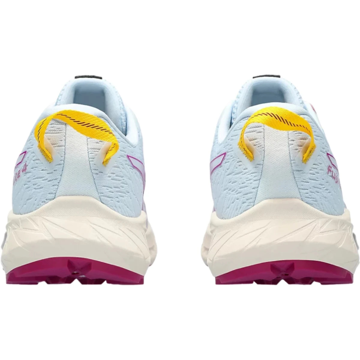 Dámska bežecká trailová obuv ASICS Fuji Lite 4 light blue blackberry · záber 4
