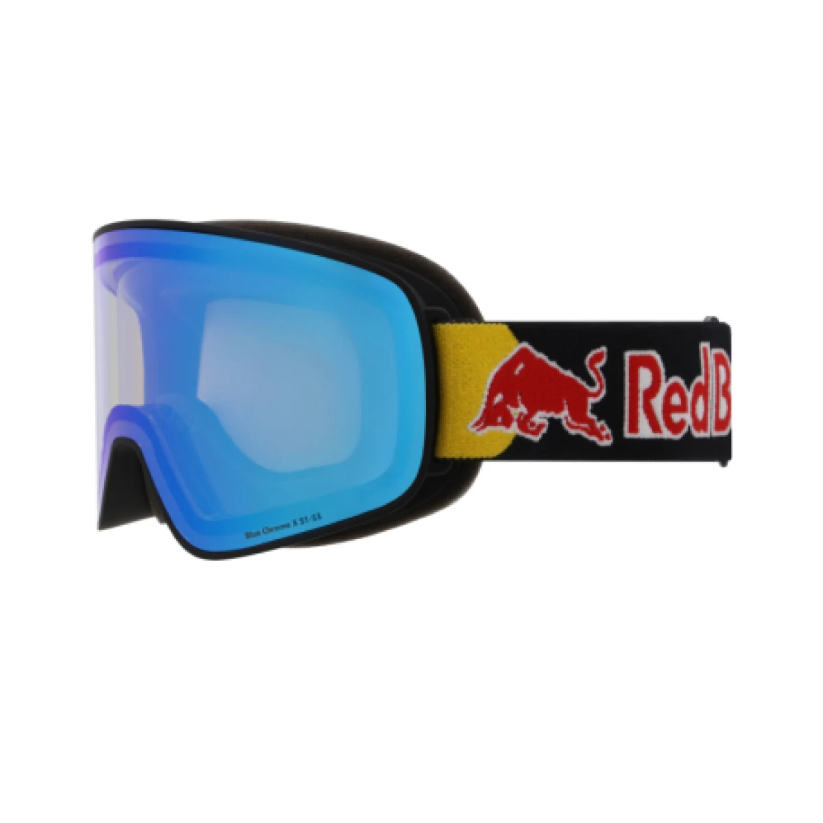 Lyžiarske okuliare RED BULL SPECT RUSH-19BLX, black smoke with blue mirror · záber 1