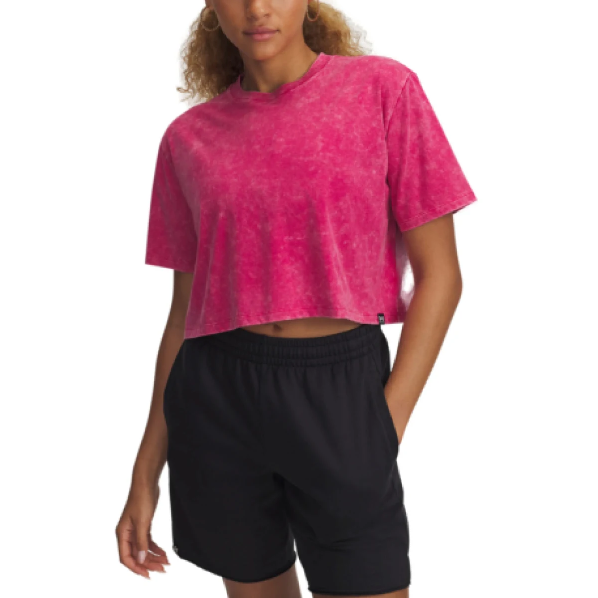 Dámske tričko s krátkym rukávom UNDER ARMOUR UA Rival Wash SS-PPL · záber 1