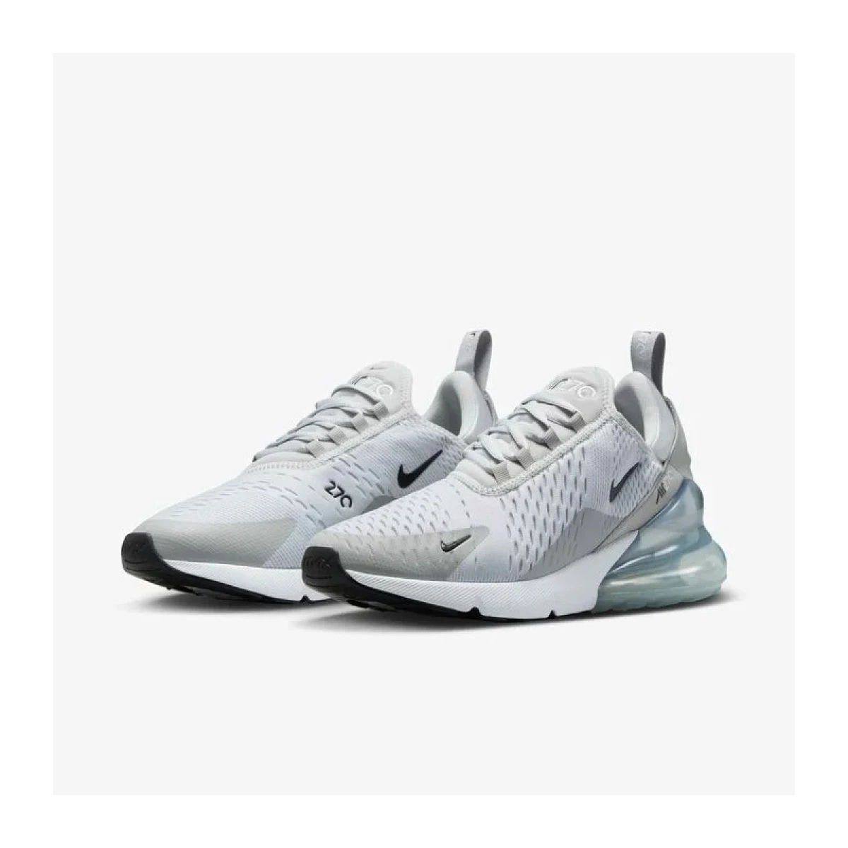 Dámska rekreačná obuv NIKE Air Max 270 W pure platinum black smoke grey · záber 5