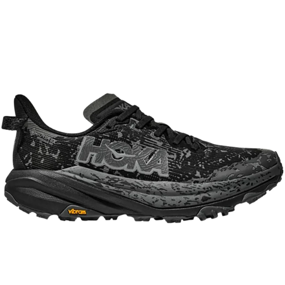 Dámska bežecká trailová obuv HOKA Speedgoat 6 GTX W black outer orbit · záber 4