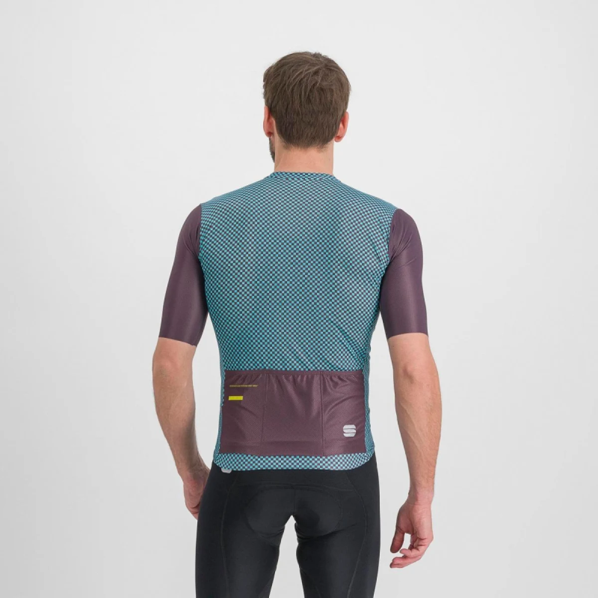 Pánsky cyklistický dres s krátkym rukávom SPORTFUL Checkmate jersey, huckleberry blue radiance · záber 3