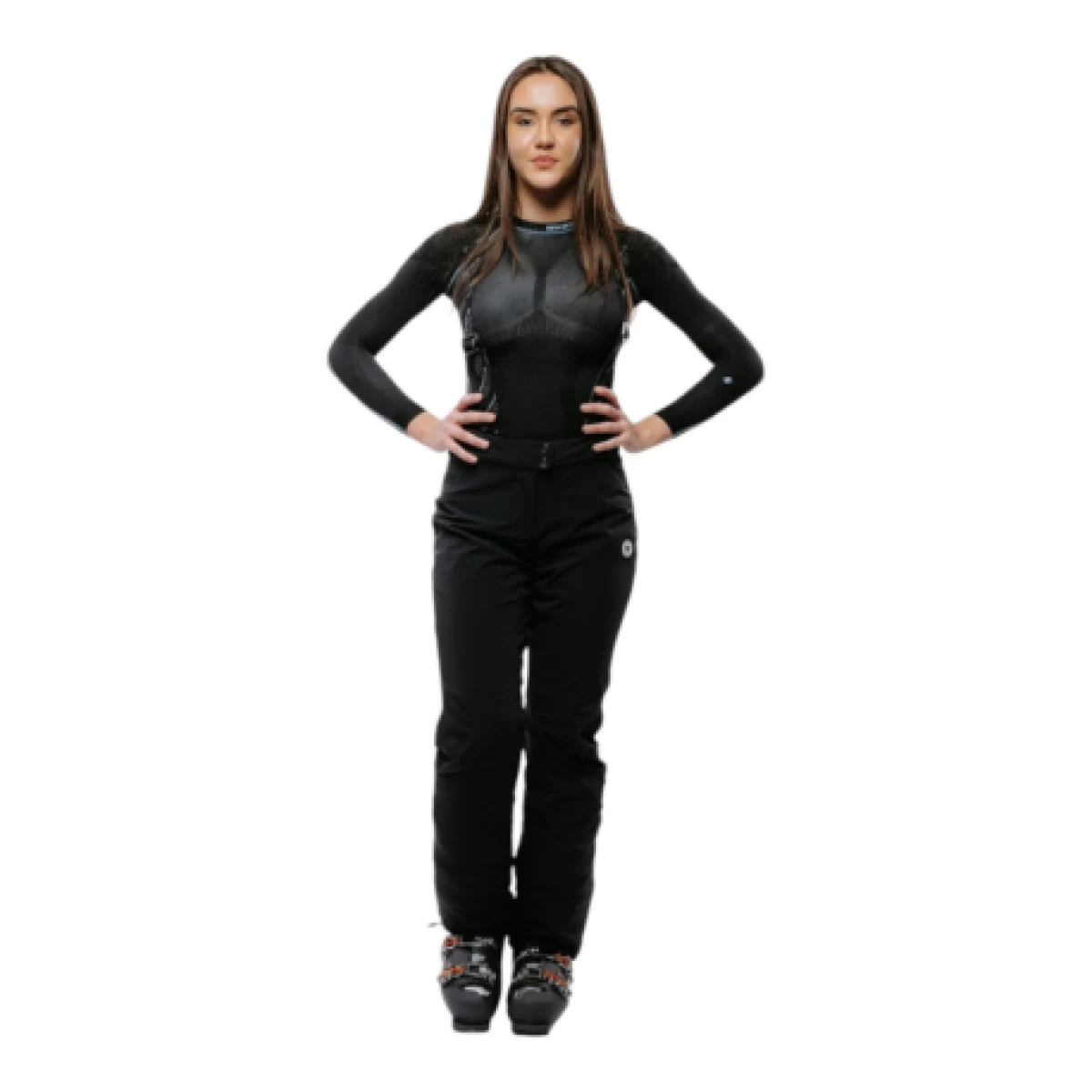 Dámske lyžiarske zateplené nohavice BLIZZARD W2W Ski Pants Sappada, black · záber 1
