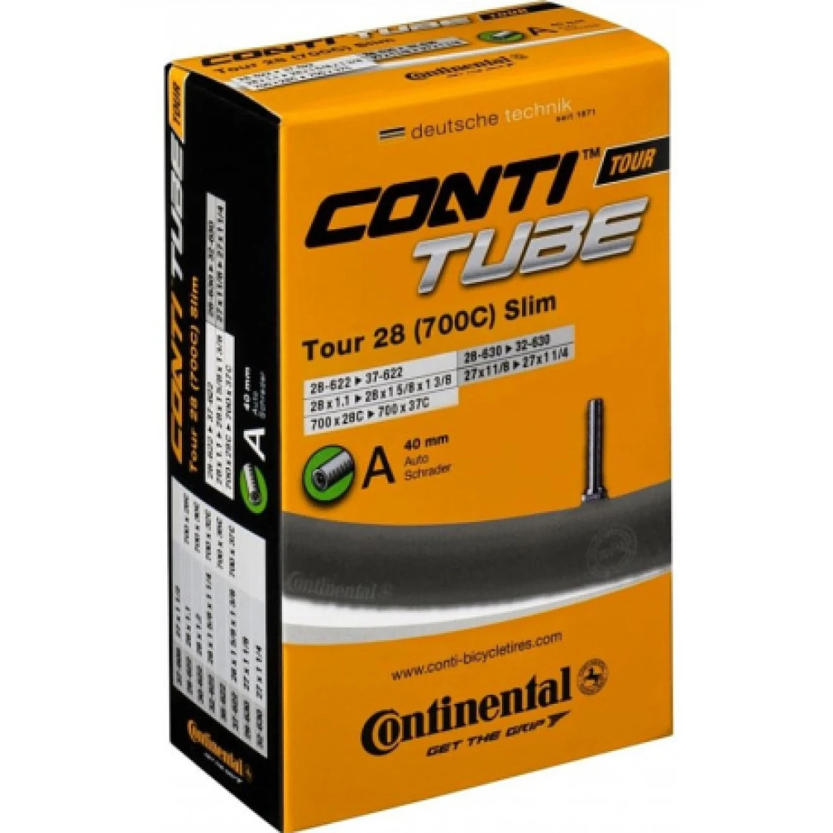 Duša na bicykel CONTINENTAL Tour 28 - autoventil · záber 1
