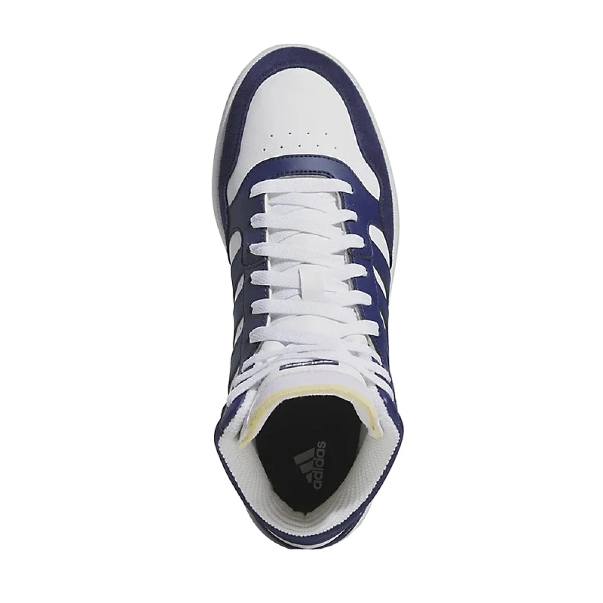 Pánska vychádzková obuv ADIDAS Hoops 3.0 Mid cloud white dark blue dark blue · záber 5