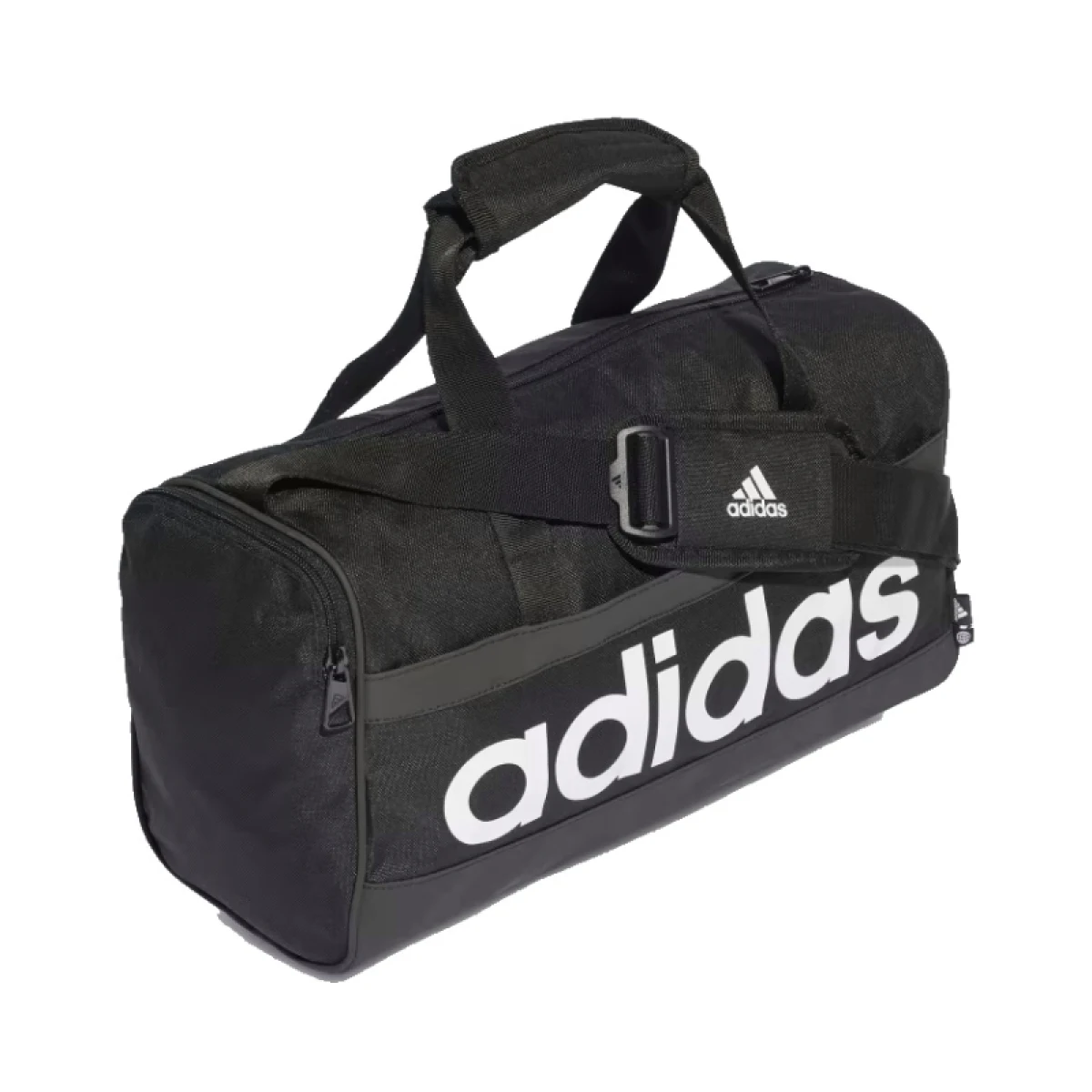Dámska cestovná taška ADIDAS LINEAR DUF XS BLACK WHITE · záber 3