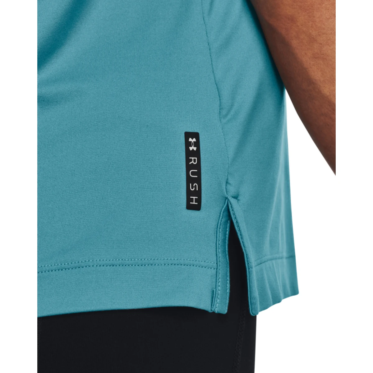 Dámske tréningové tričko s krátkym rukávom UNDER ARMOUR UA Rush Energy SS-BLU-GHL · záber 4