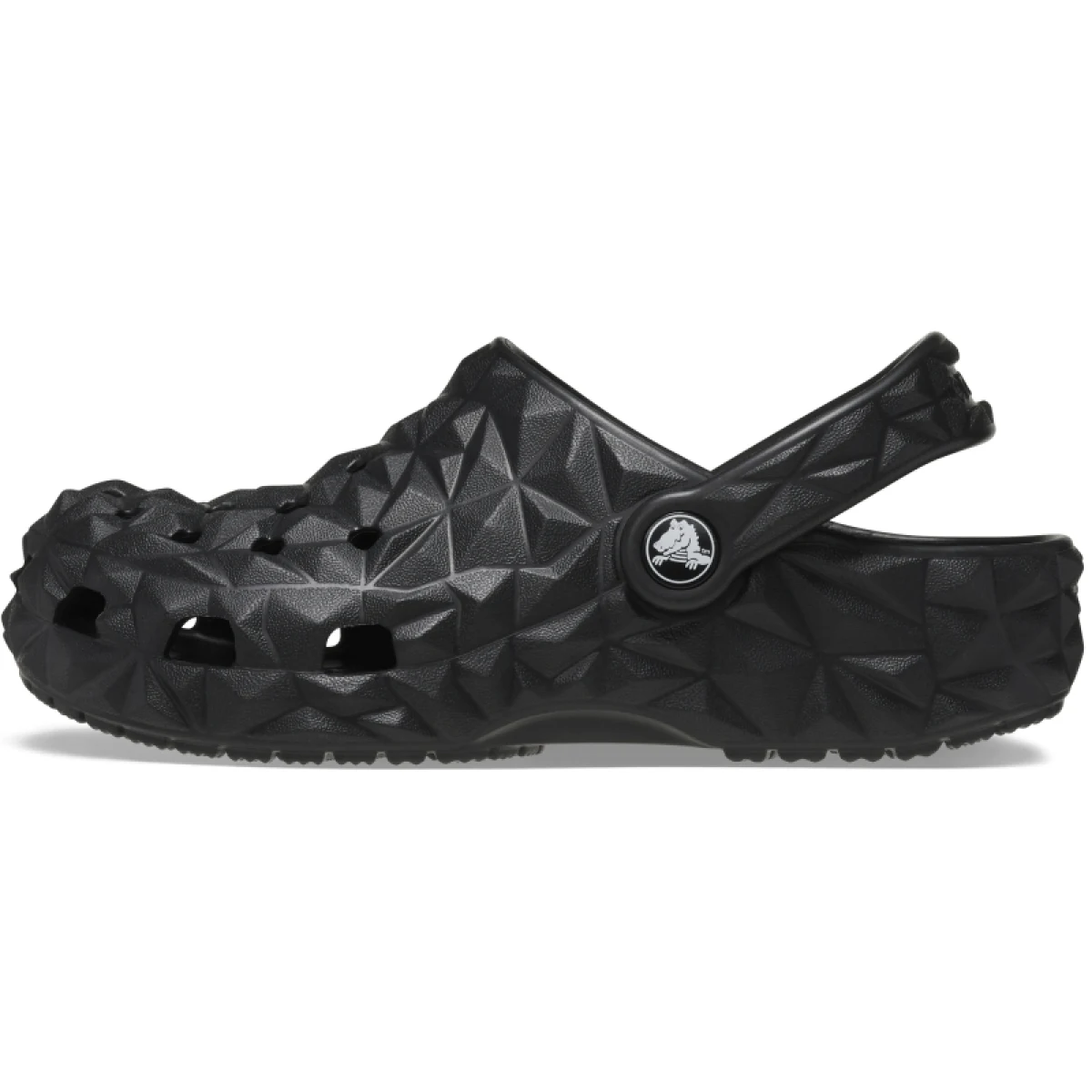 Chlapčenské kroksy (rekreačná obuv) CROCS Classic Geometric Clog K black · záber 3