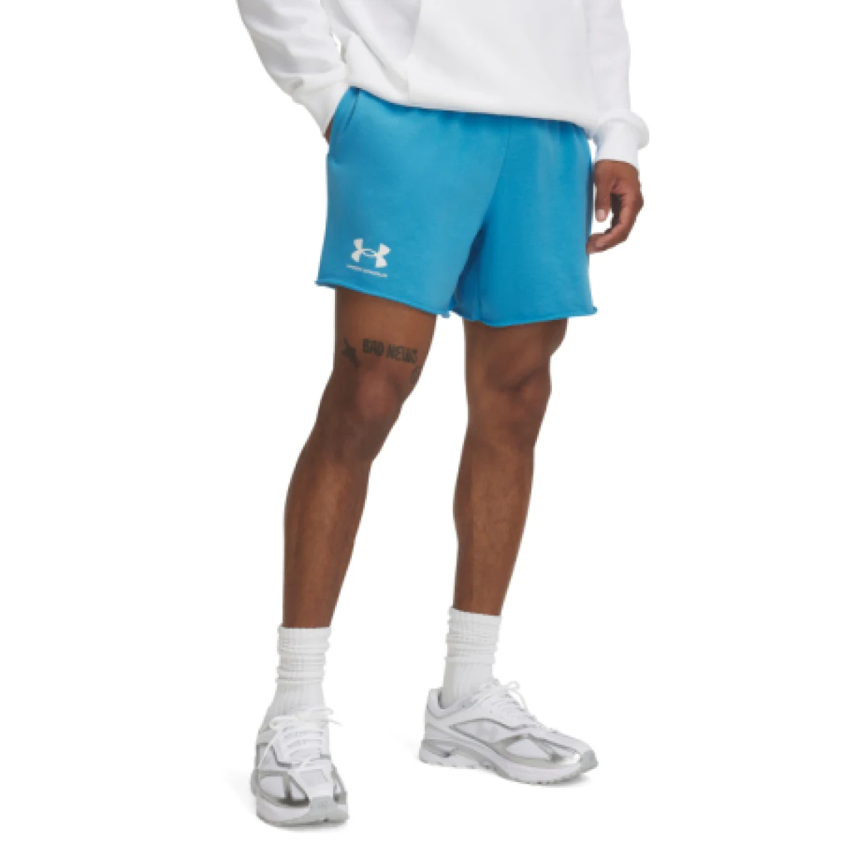Pánske teplákové kraťasy UNDER ARMOUR UA Rival Terry 6in Short-BLU · záber 1