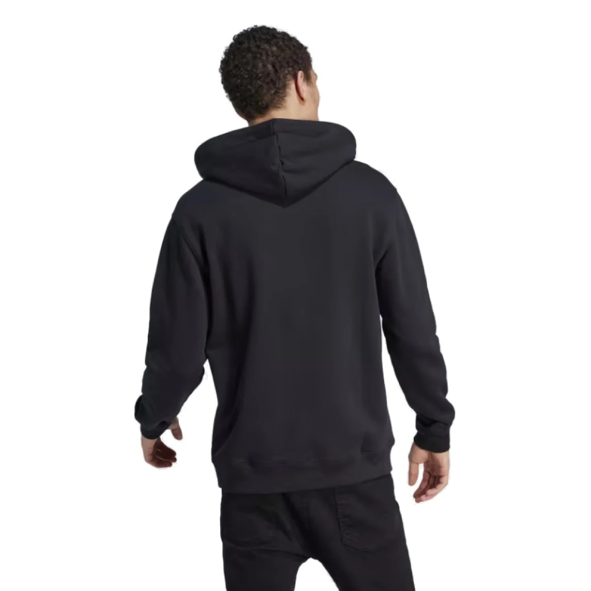 Pánska mikina s kapucňou ADIDAS ORIGINALS TREFOIL HOODY-IM4489-black white · záber 2
