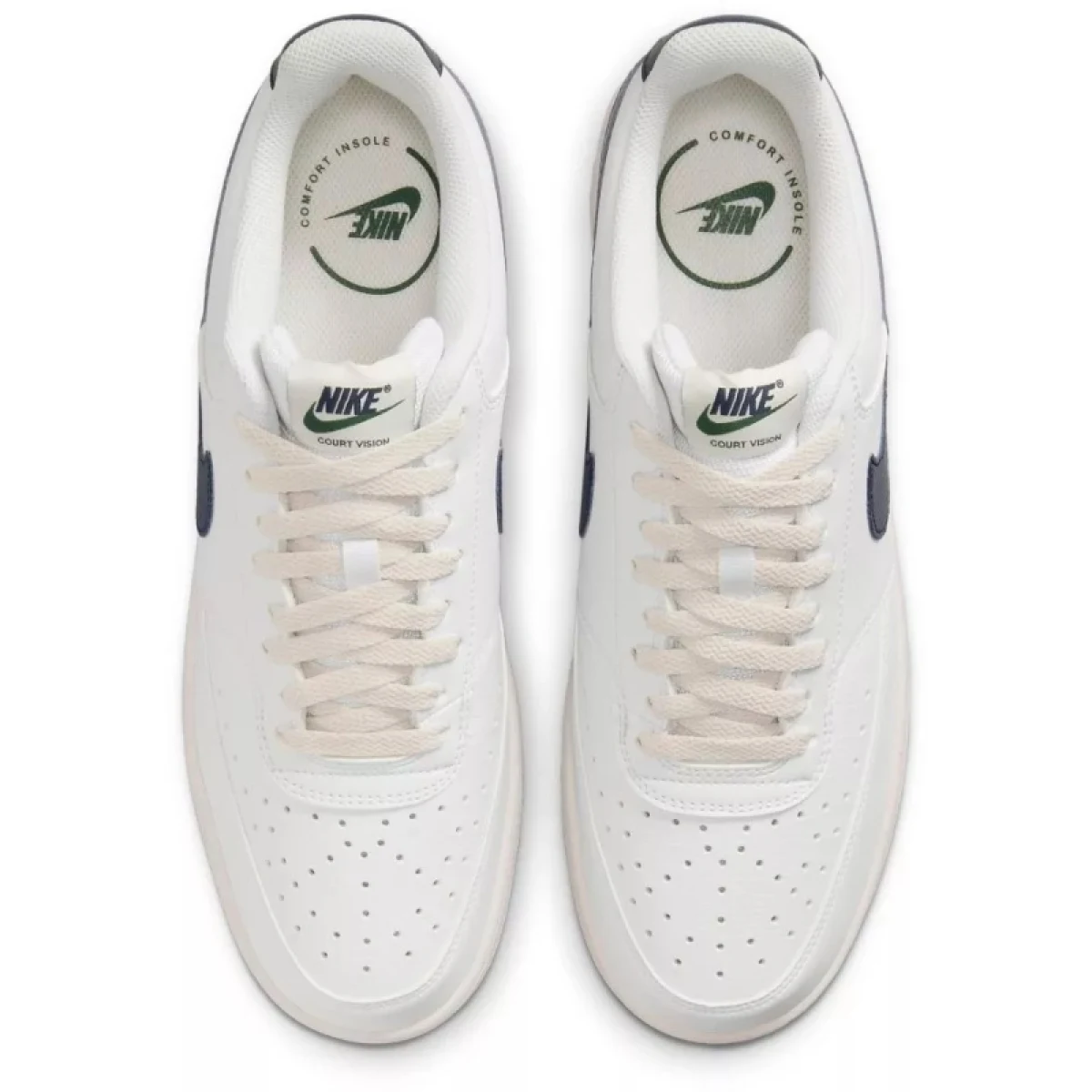 Pánska rekreačná obuv NIKE Court Vision Low white fir phantom obsidian · záber 3