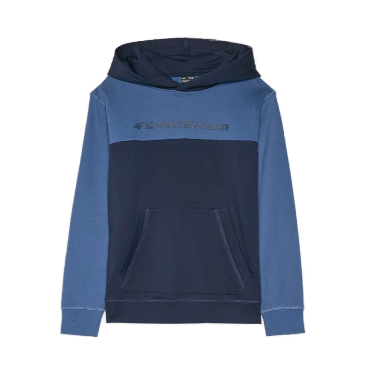 Chlapčenská mikina s kapucňou 4F JUNIOR SWEATSHIRT-JWAW24TSWSM1222-30S-DARK BLUE · záber 5