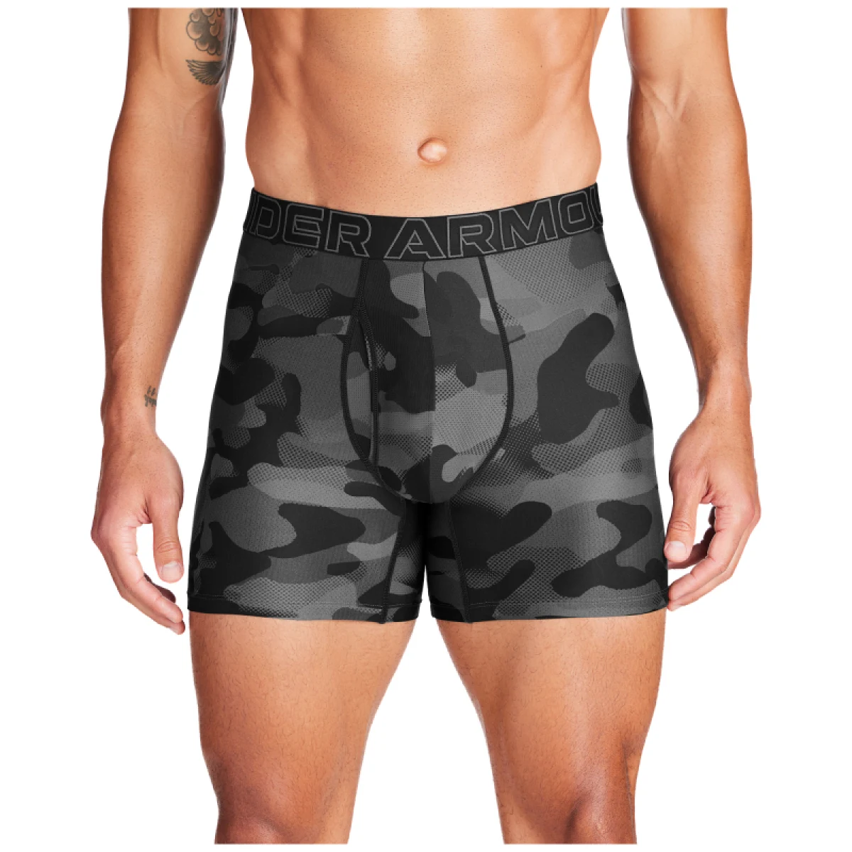 Pánske boxerky UNDER ARMOUR 3 PACK-UA PERFORMANCE TECH- NOVELTY 6in-BLK · záber 2