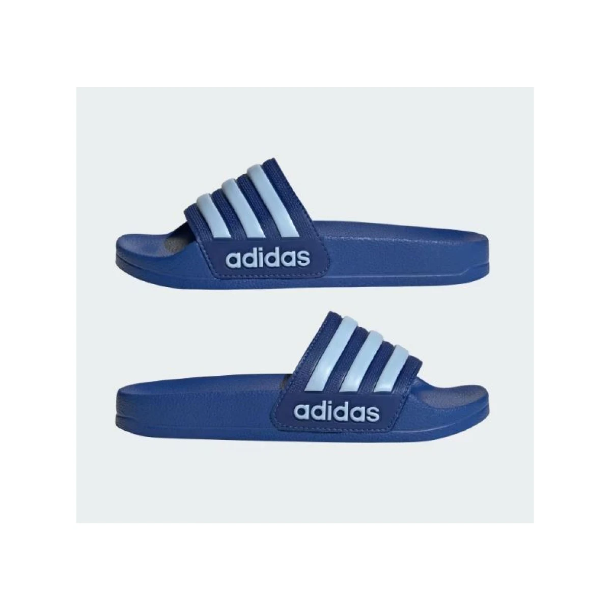 Chlapčenské šlapky (plážová obuv) ADIDAS Adilette Shower Jr royal blue glow blue royal blue · záber 4