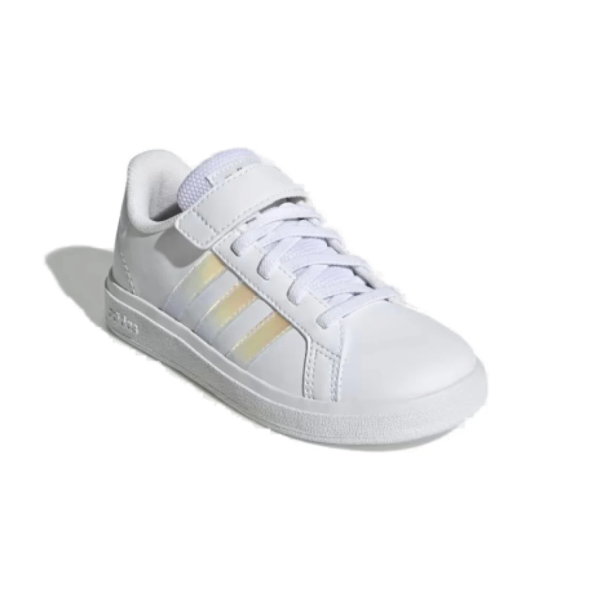 Dievčenská rekreačná obuv ADIDAS GRAND COURT 2.0 EL FTWWHT IRIDES FTWWHT · záber 1