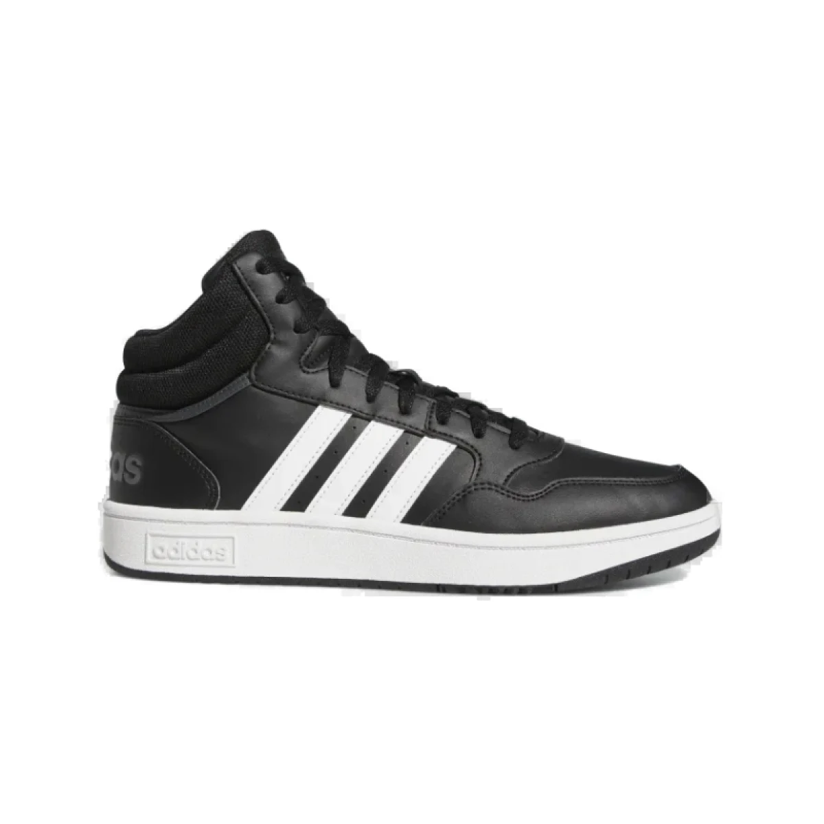 Pánska rekreačná obuv ADIDAS Hoops 3.0 Mid M core black cloud white grey six · záber 2