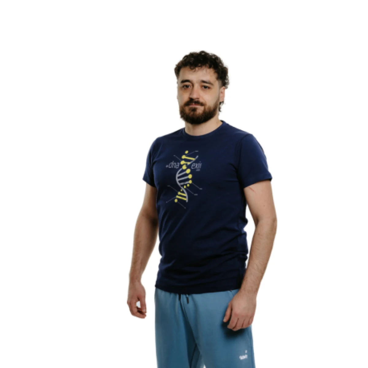 Pánske tričko s krátkym rukávom AUTHORITY T-DNA25 blue · záber 1
