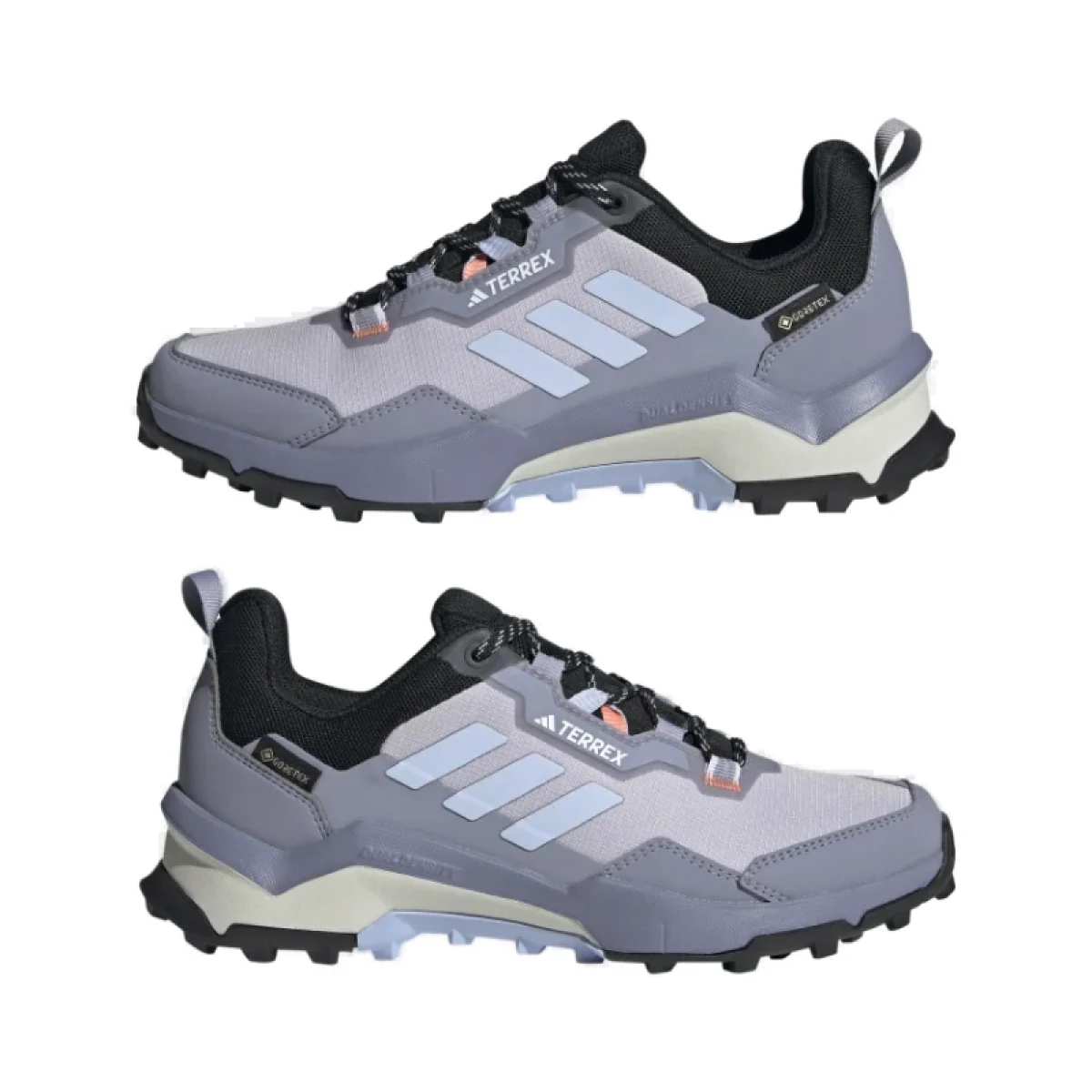 Dámska nízka turistická obuv ADIDAS Terrex AX4 GTX silver violet blue dawn solar gold · záber 3