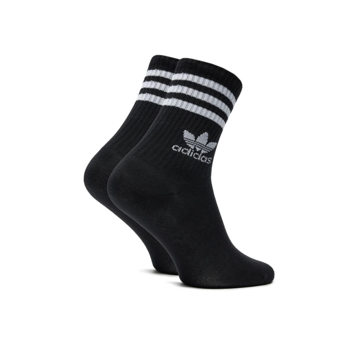 Ponožky ADIDAS ORIGINALS 3 PACK-CREW SOCK-BLACK · záber 3