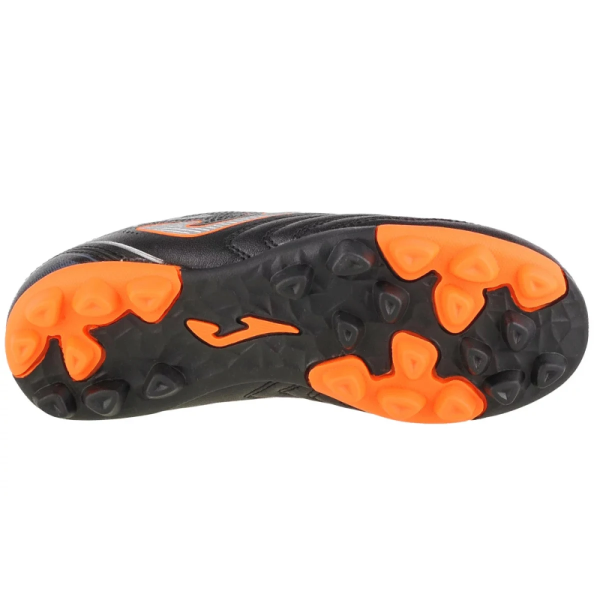 Chlapčenské futbalové kopačky outdoorové JOMA Toledo Jr HG black orange · záber 4