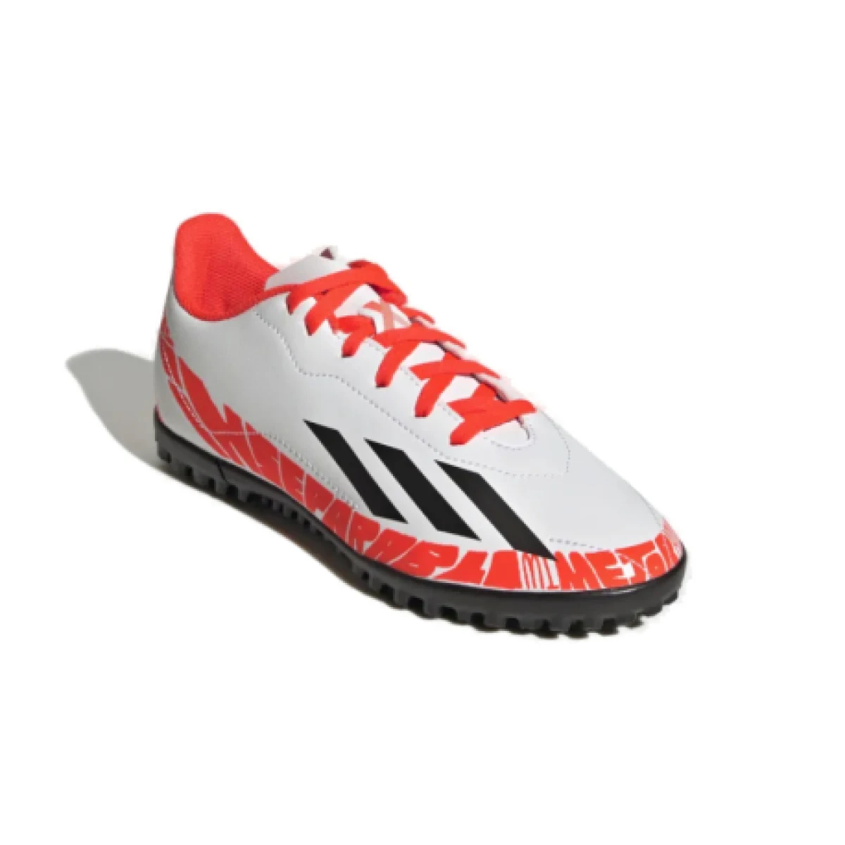 Juniorské futbalové kopačky turfy ADIDAS X Speedportal Messi.4 Jr TF cloud white core black solar red · záber 1