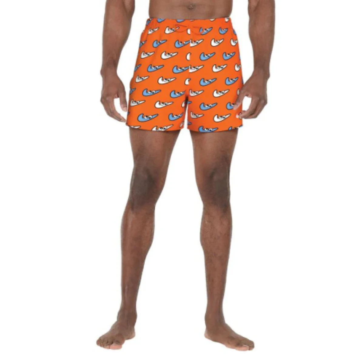 Pánske plavky NIKE SWIM MULTI PRINT-ORANGE BLAZE · záber 1