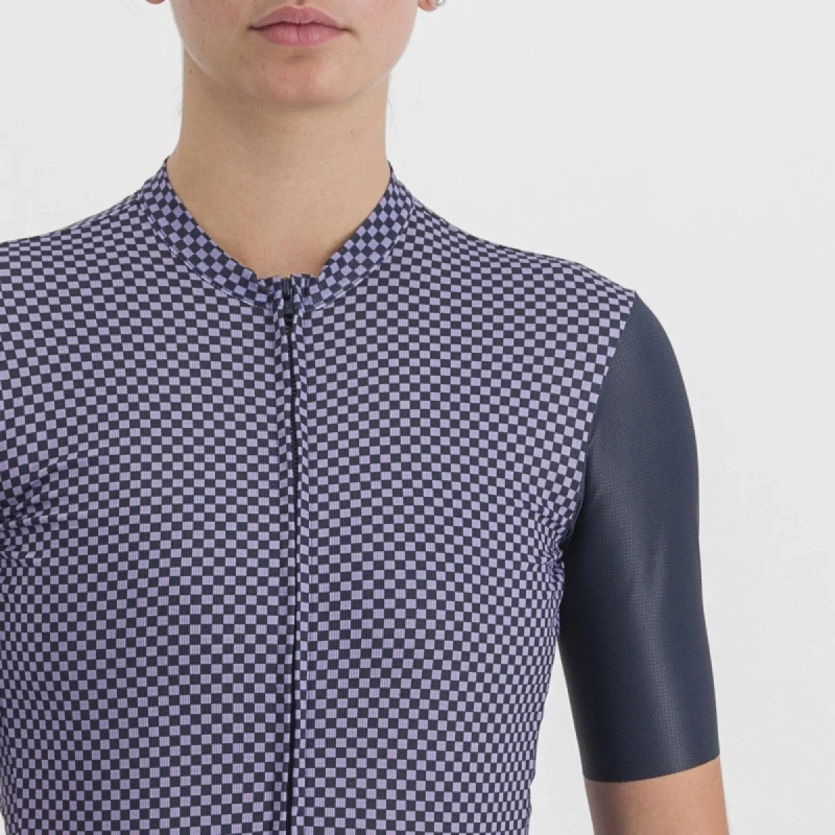 Dámsky cyklistický dres s krátkym rukávom SPORTFUL Checkmate w jersey, galaxy blue chalck violet · záber 5