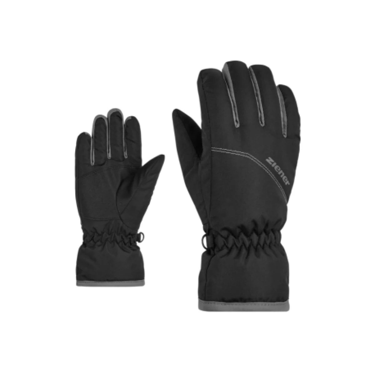 Juniorské lyžiarske rukavice ZIENER LERIN-801999-12-black · záber 1